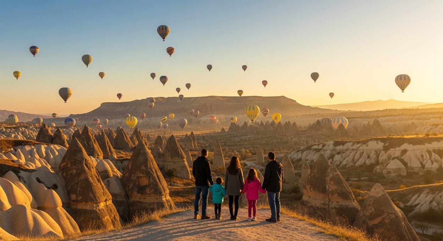 Pacchetto Familiare Completo (2 adulti + 2 bambini) — Kapadokya