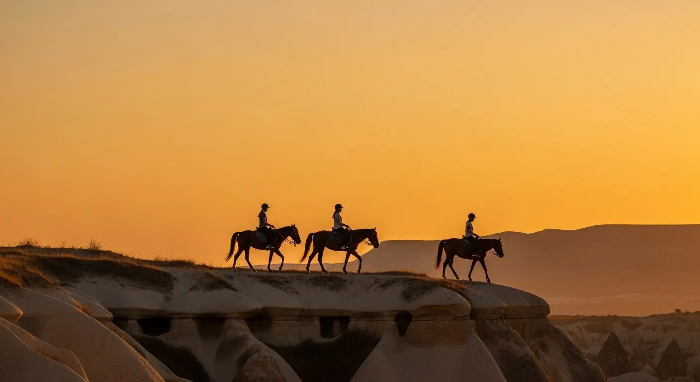 Sunset At Binme Turu — Kapadokya