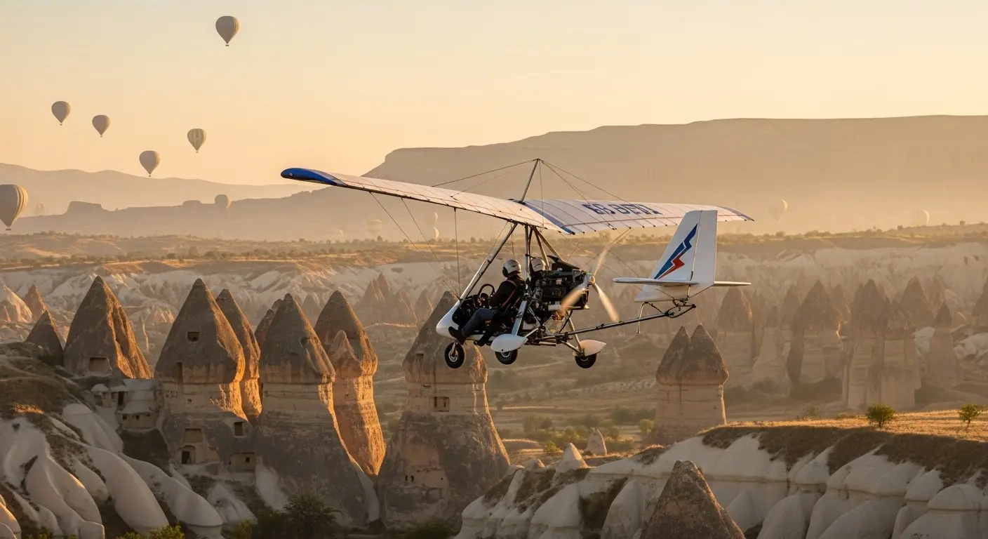 Microlight Standart Uçuş — Kapadokya